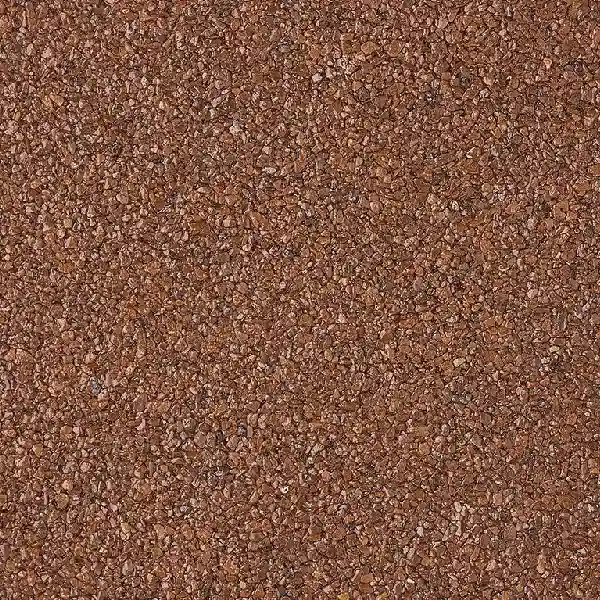 Solid reddish-brown aggregate stone carpet texture