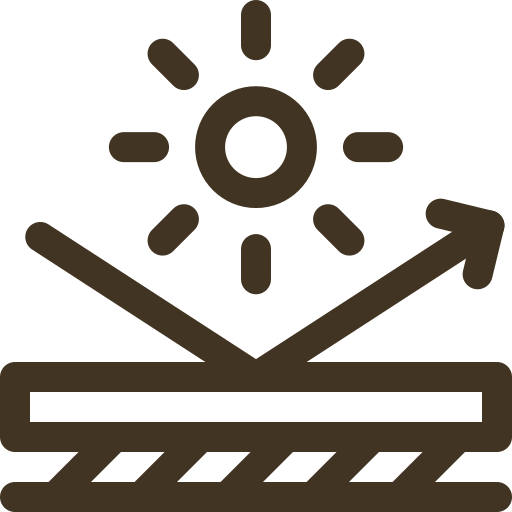 Sunlight reflecting off a surface, possibly stone carpet flooring.